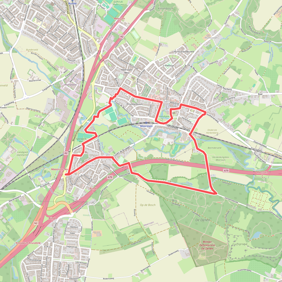 Wandelroute - Meerssen - Romeinse schatkamer van Meerssen