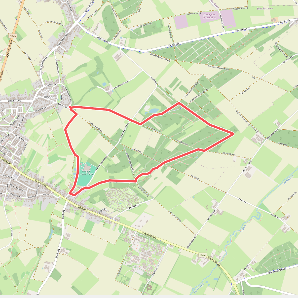 Wandelroute ES13 - Echt-Susteren - Ommetje natuurgebied Marissen