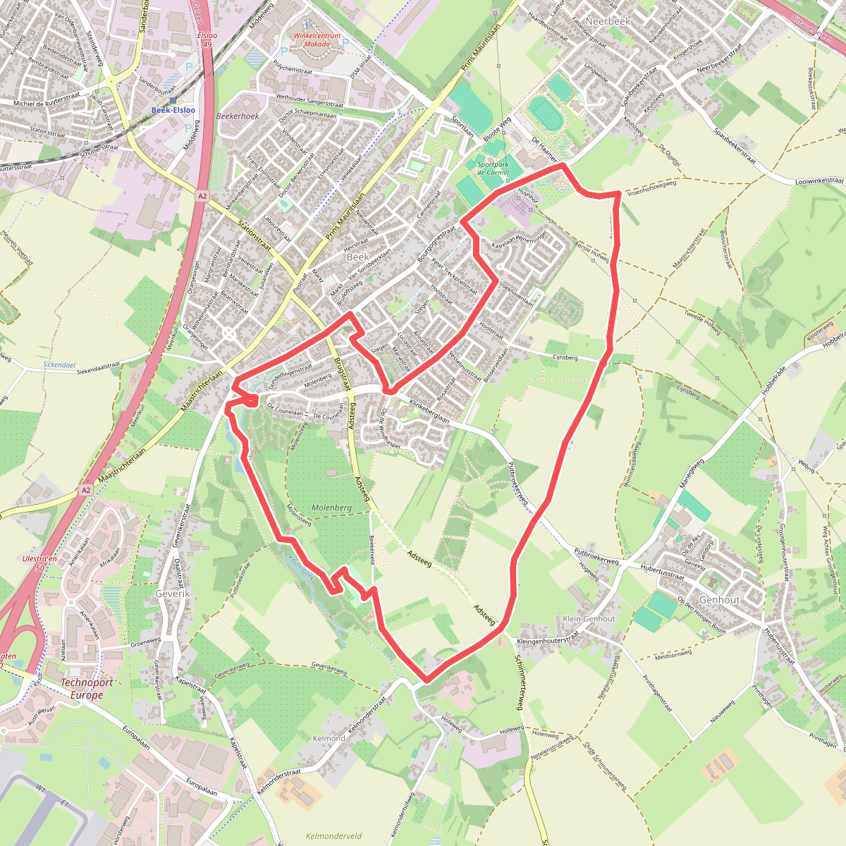 Wandelroute LE06 - Beek - Levensloopje