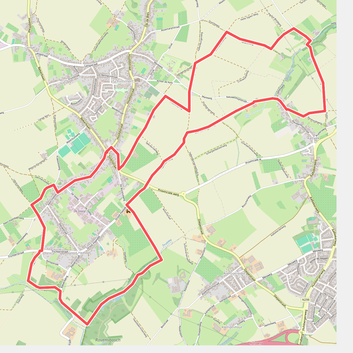 Wandelroute ST2 - Beekdaelen - De Zevenmijllaarzen Route