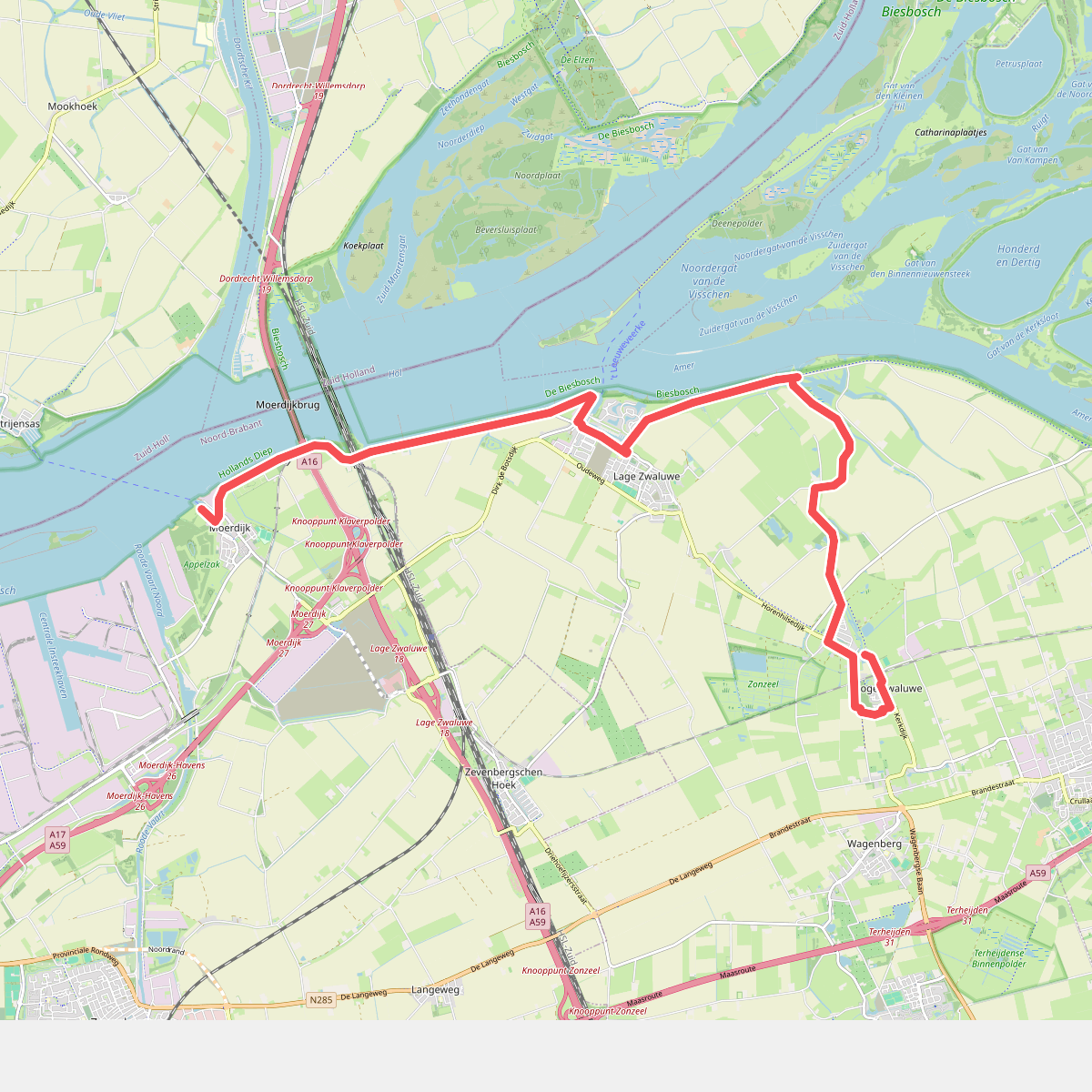 Hooge Zwaluwe - Moerdijk · Biesboschpad etappe 2
