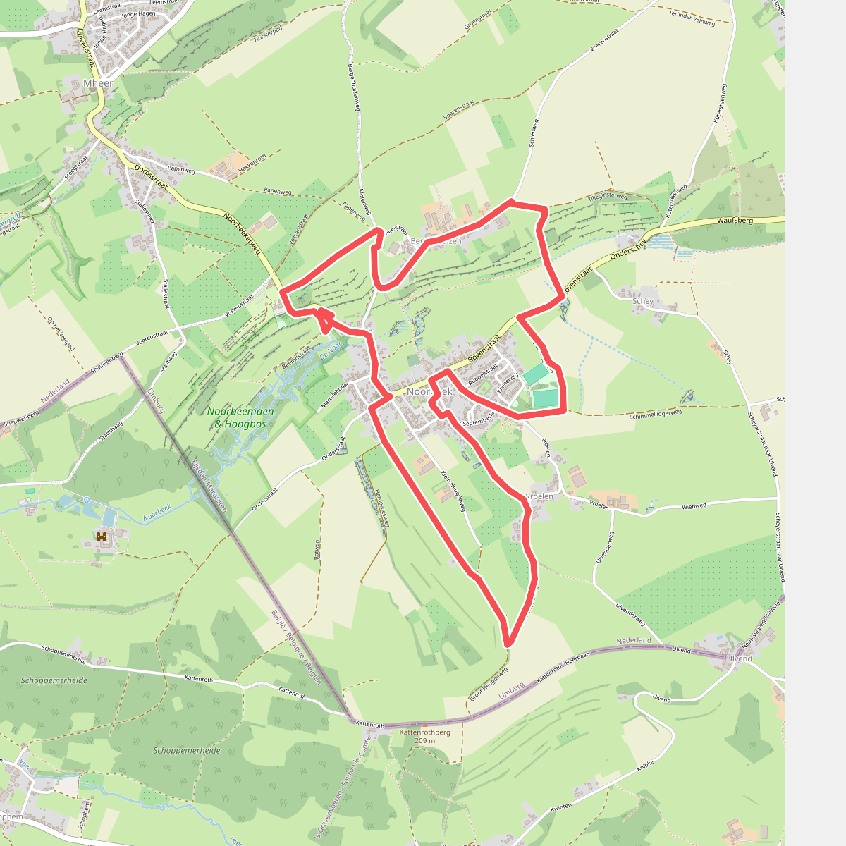 Wijngaarden wandeling Noorbeek Vi2