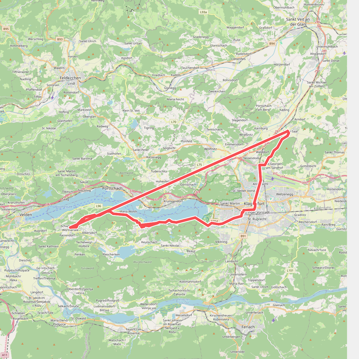 Cammino Celeste - Austrian part - 1 Maria Saal - Schiefling