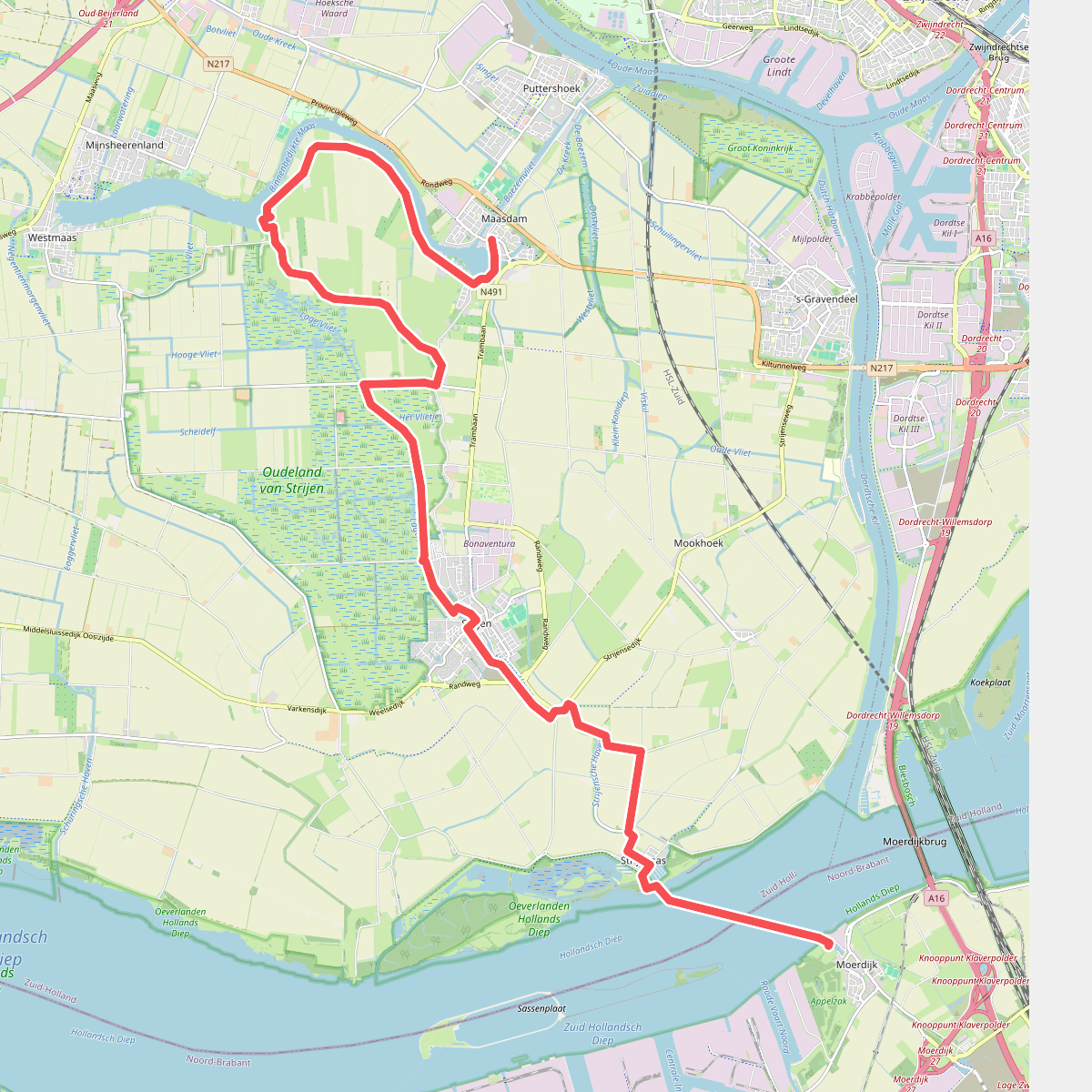 Moerdijk - Maasdam · Biesboschpad etappe 3
