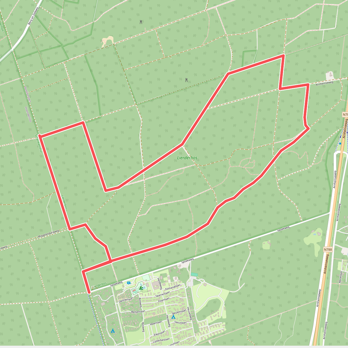 Wandelroute Lierderholt