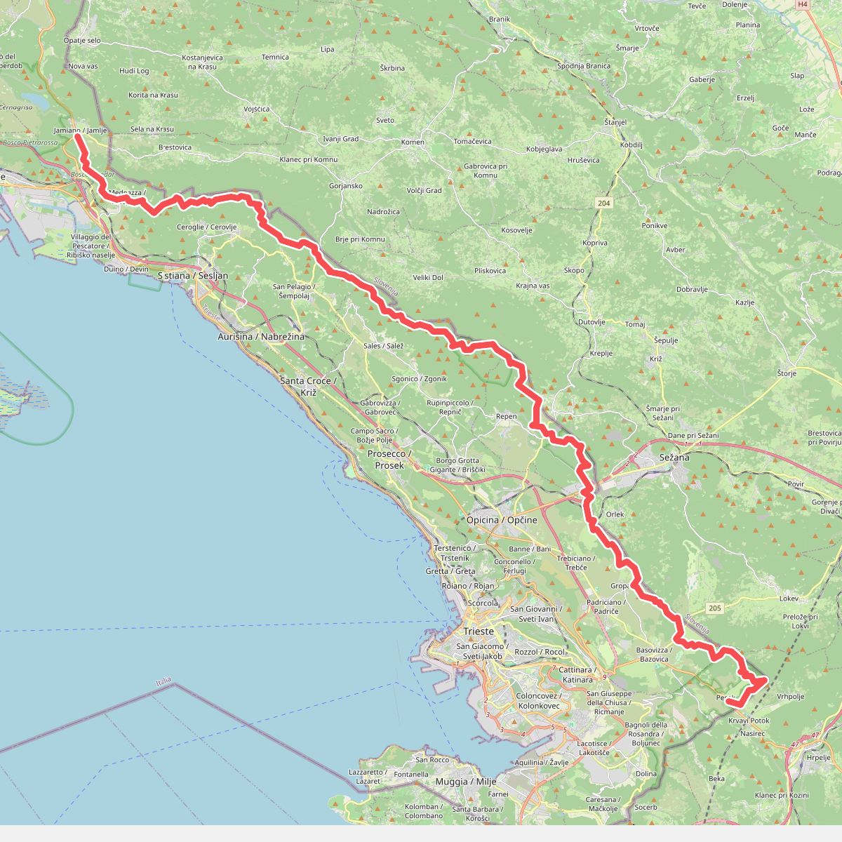 Alta via del Carso