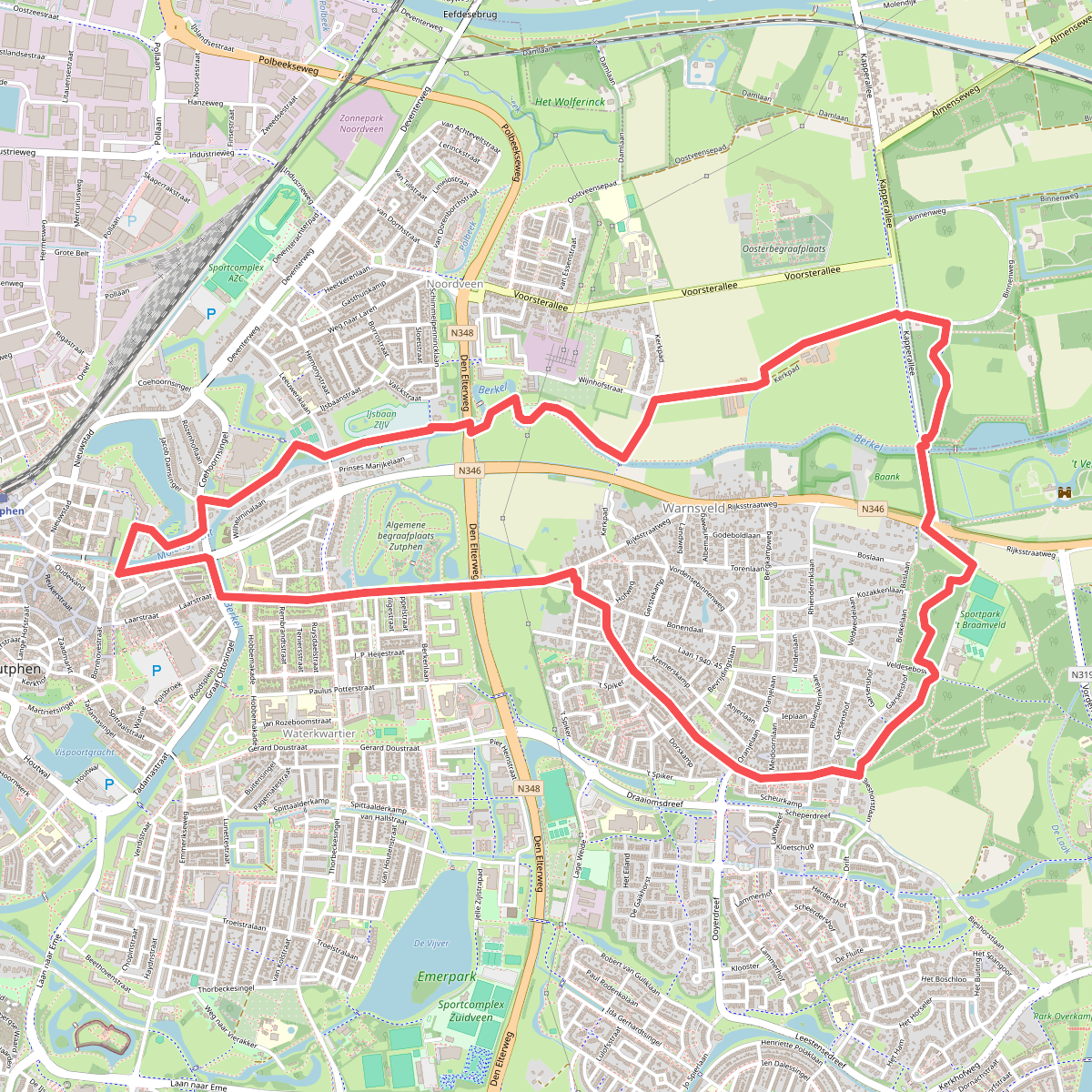 Berkel en Warnsveld route