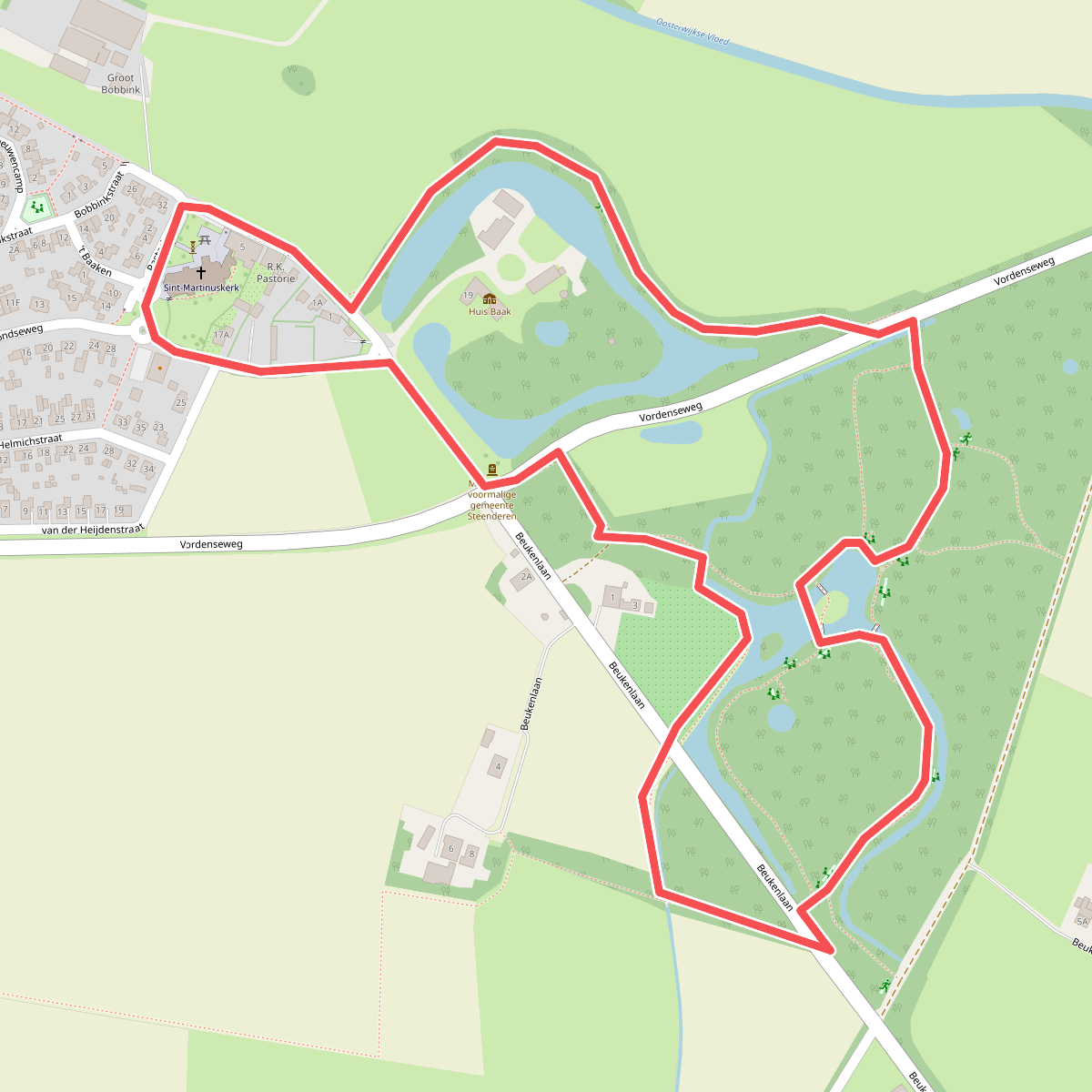 Helmich Route rood