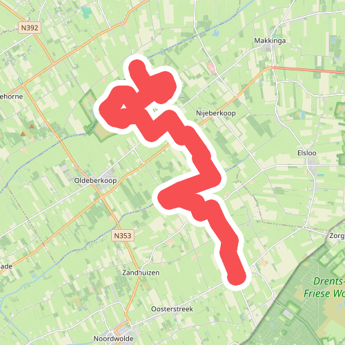 Sluiszicht - Boijl · Friese Woudenpad etappe 9