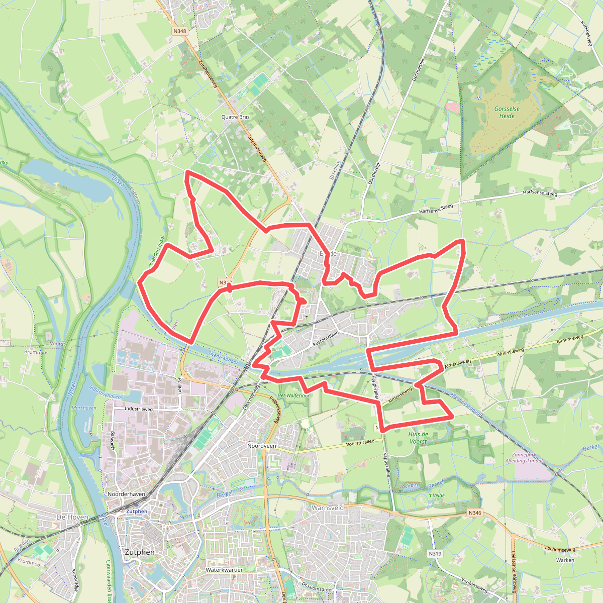 Knapzakroute Eefde