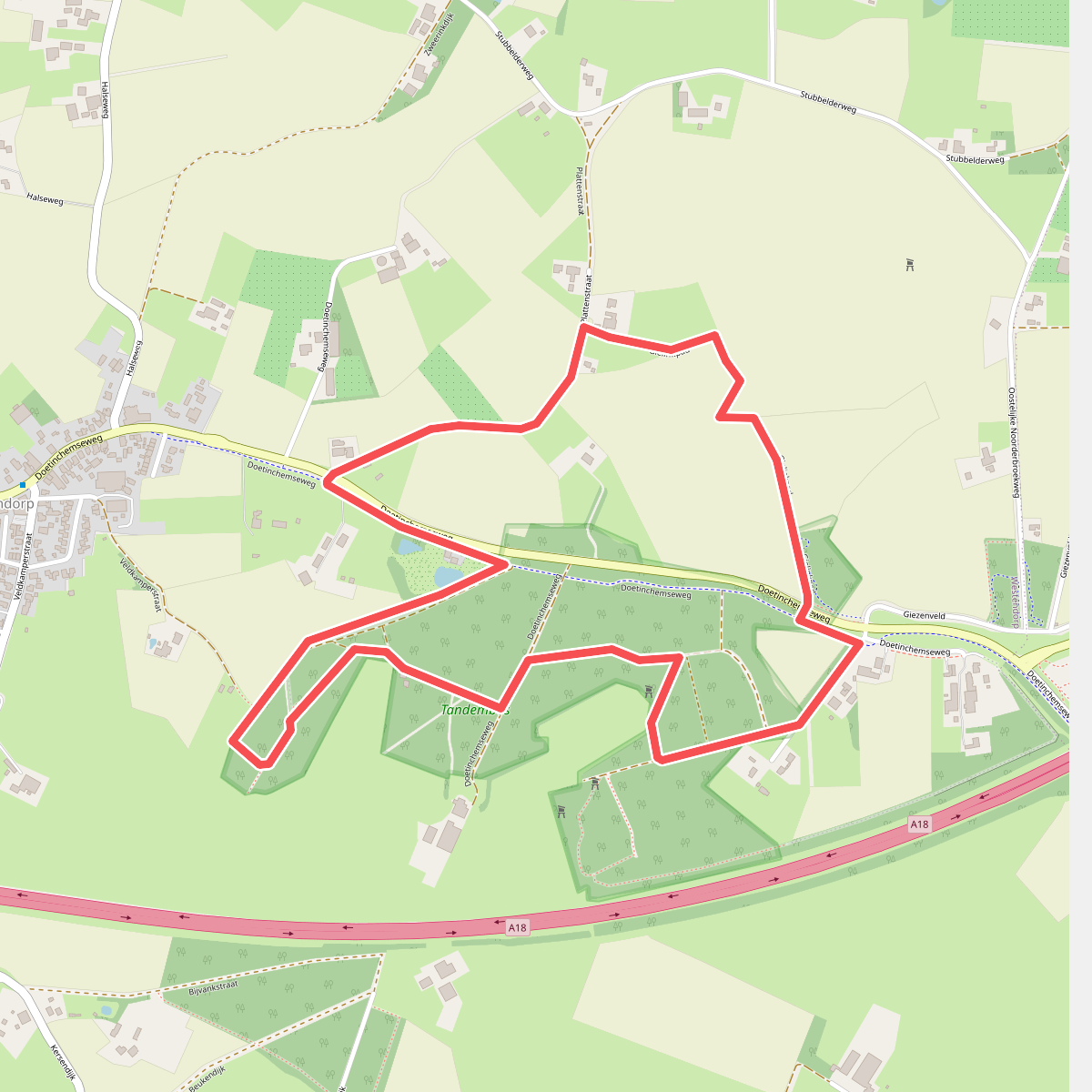 Witte route Tandem