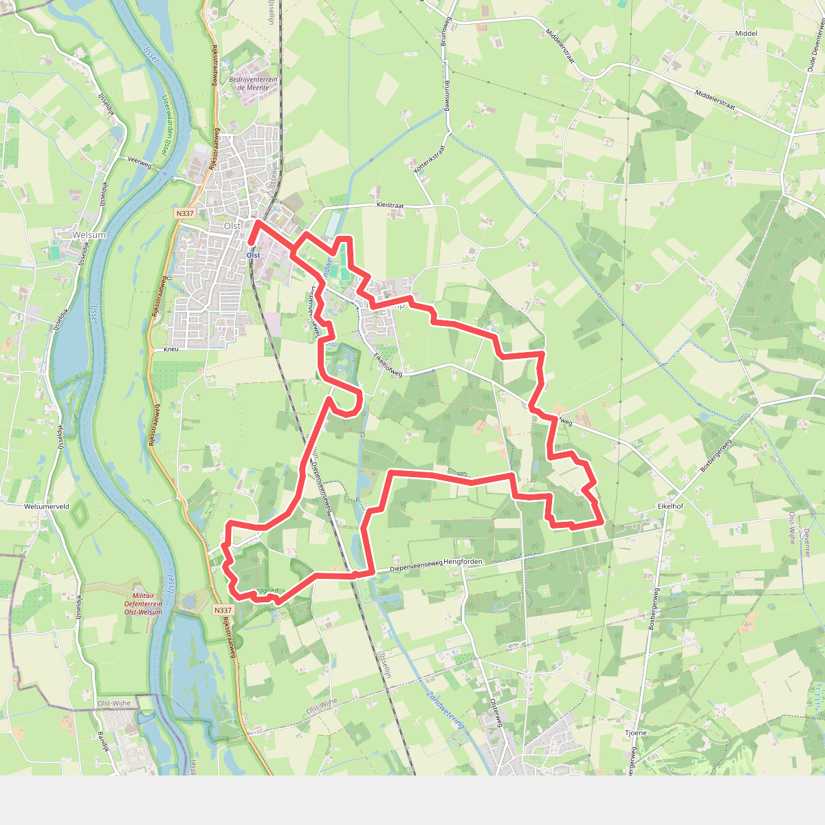 Dagwandeling (Olst) · Hanzestedenpad etappe 13