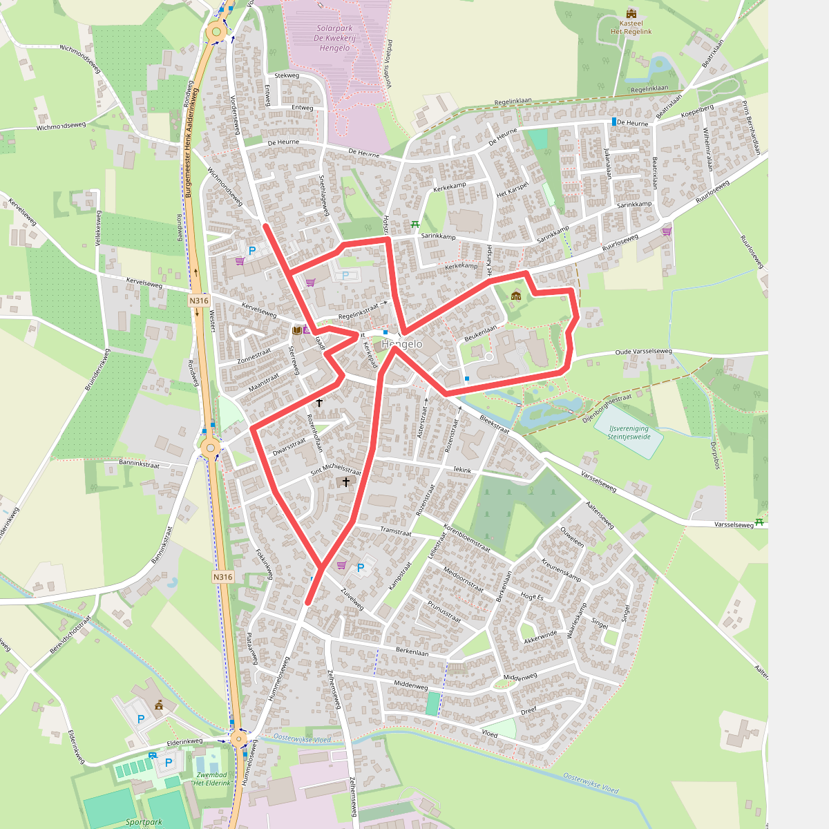 Tegelroute Hengelo