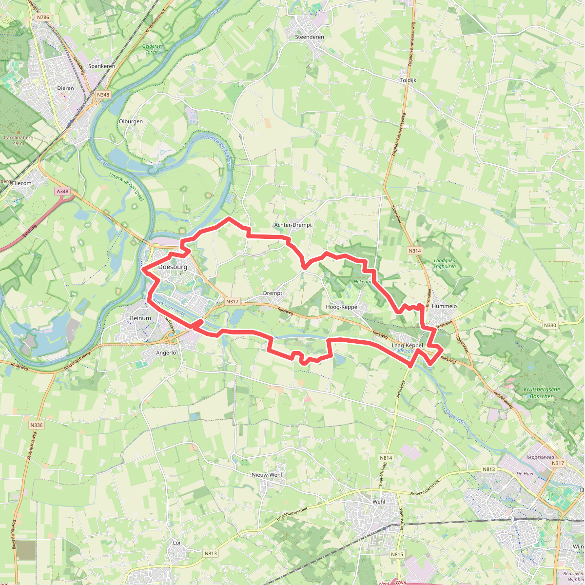Dagwandeling Oude IJsselvallei