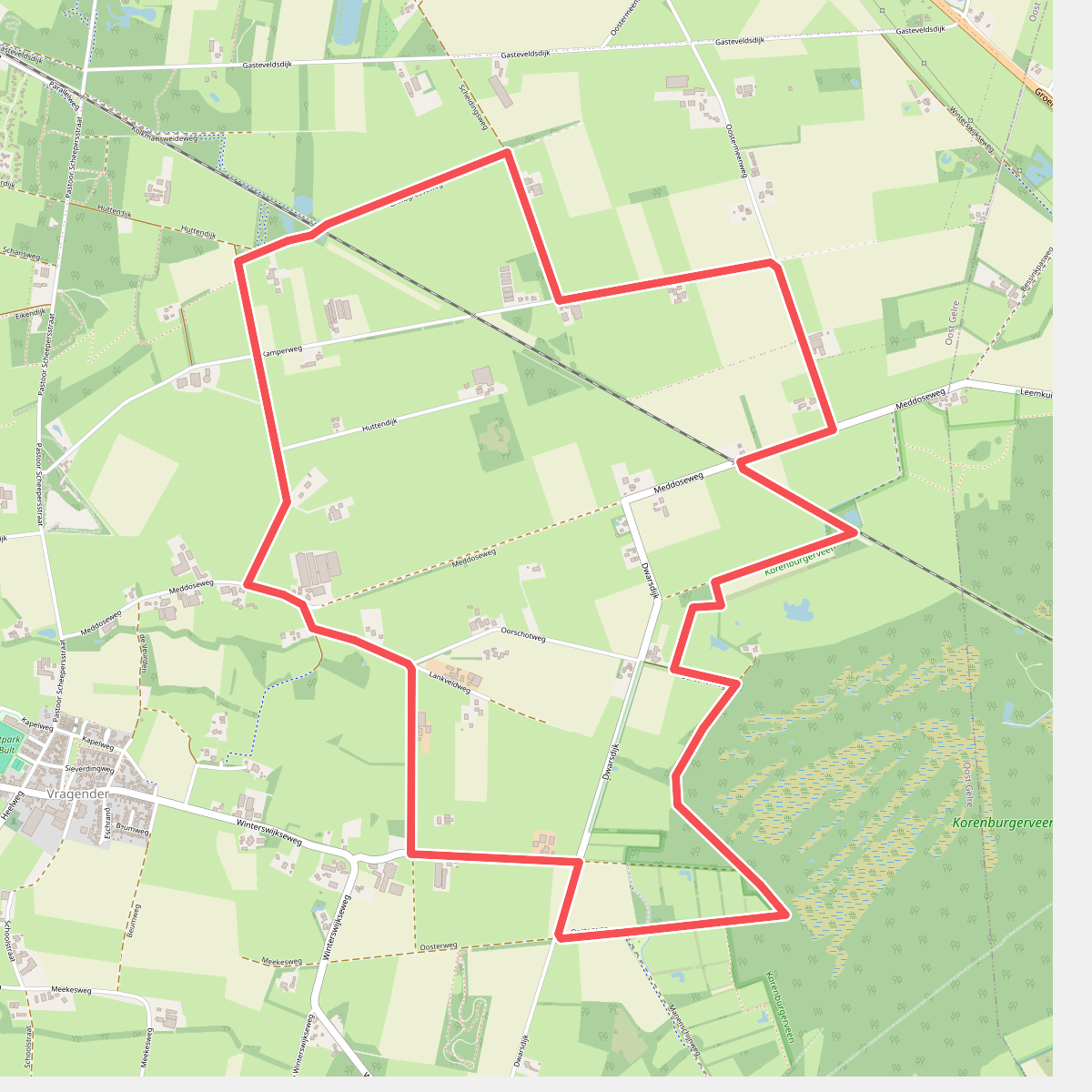 De Vragenderveld Wandeling