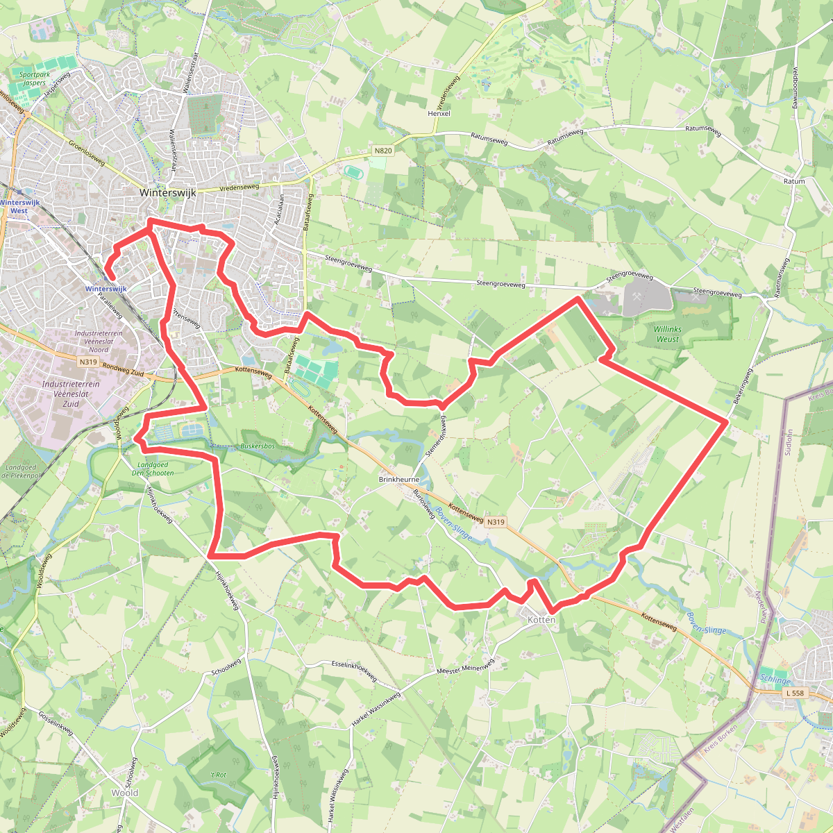 Scholtenpad Dagwandeling D