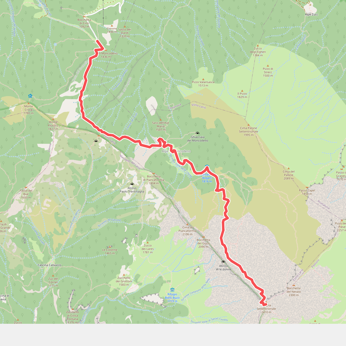 Esino - Rifugio Brioschi