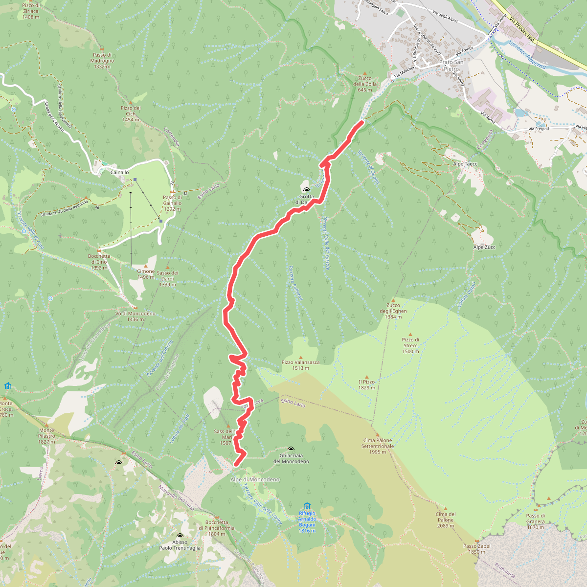 Sentiero 37/39: Valle dei Mulini