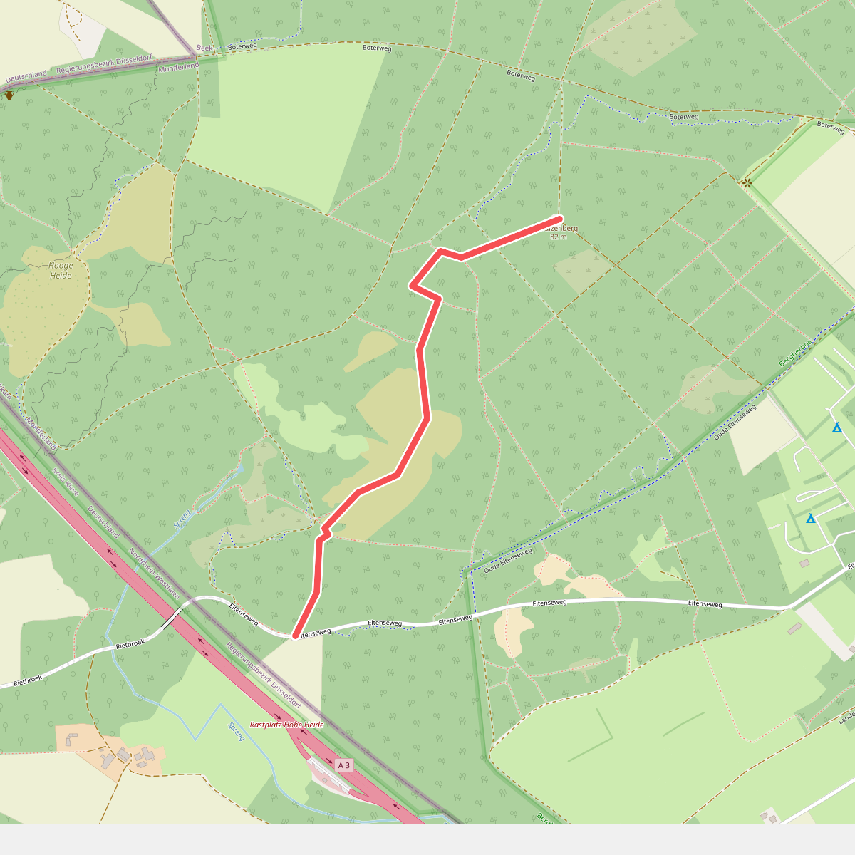 Naar de uitkijktoren Hulzenberg