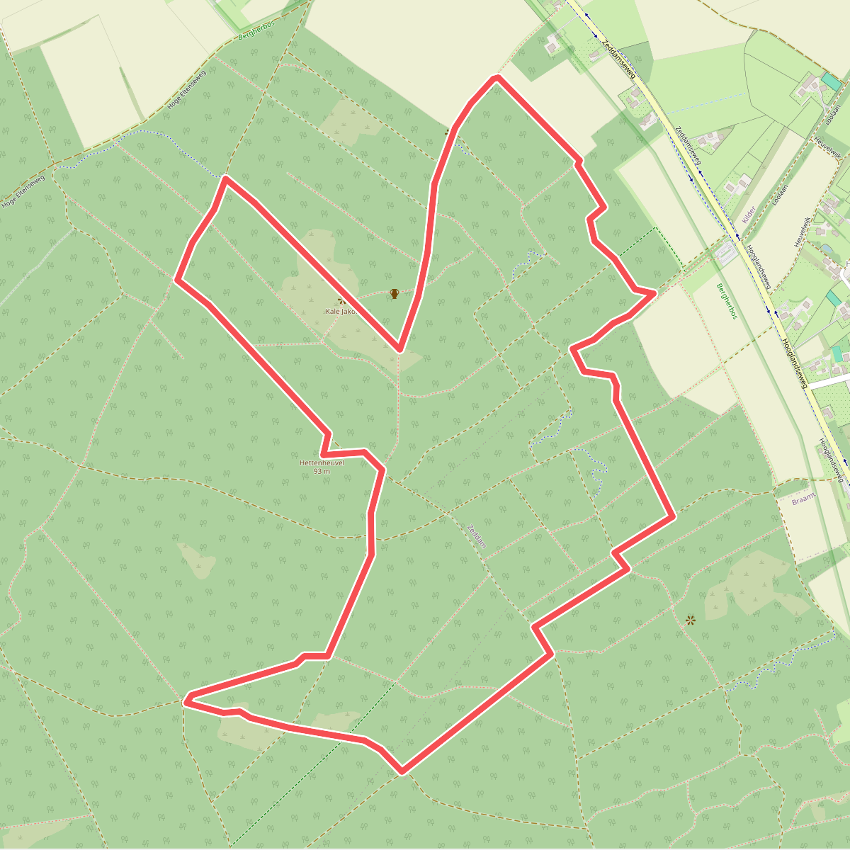 Hettenheuvel-route