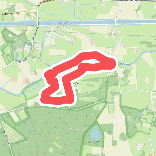 Berkelroute (donkerblauw)