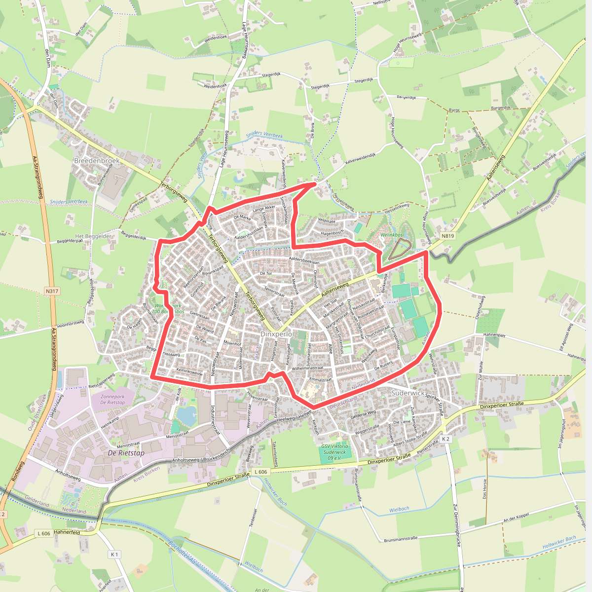 Coulissenlandschap Route
