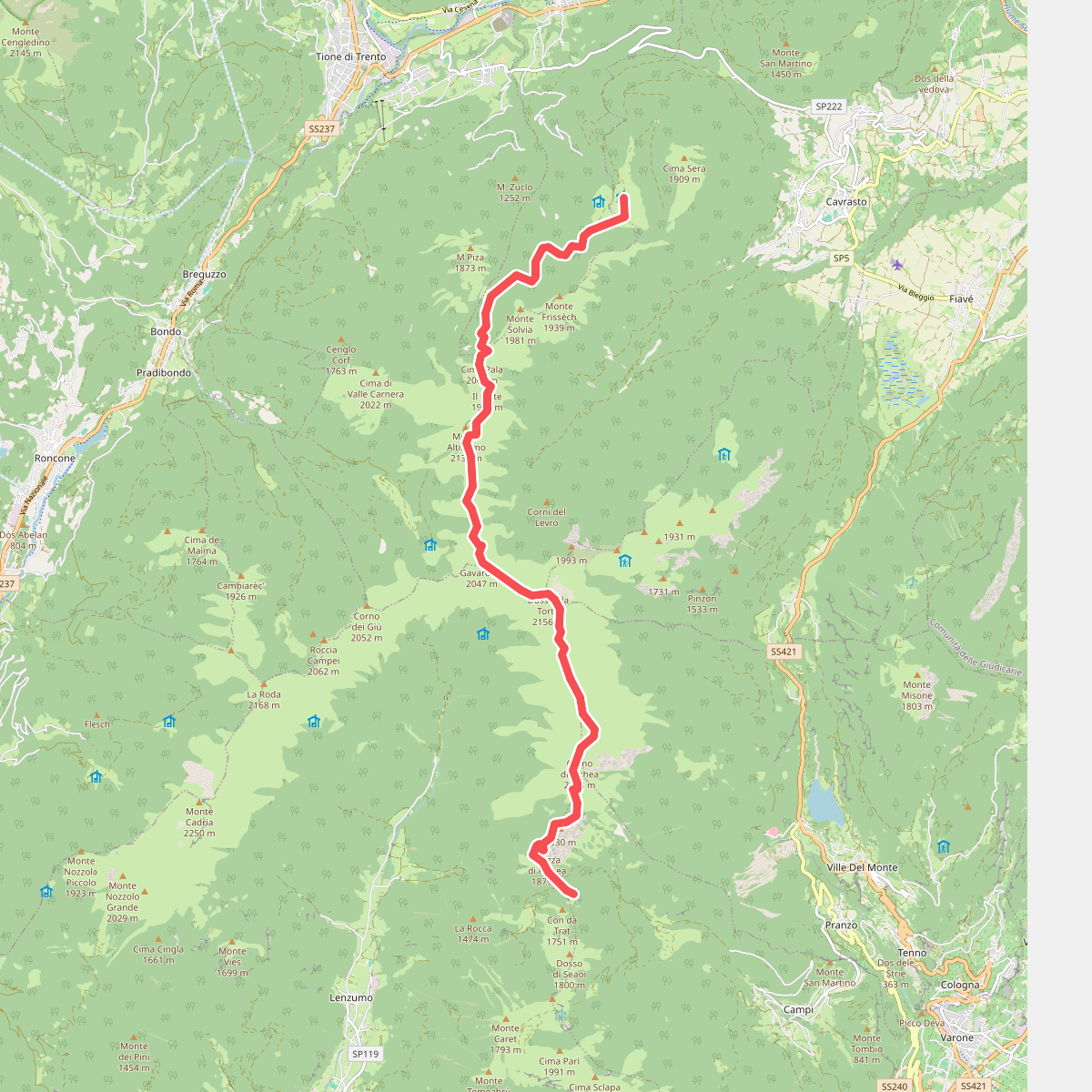 Itinerario Garda Brenta - Tappa 2