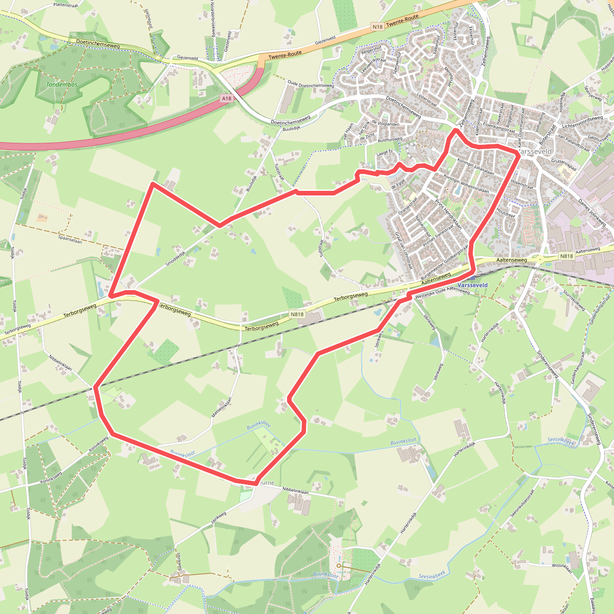 Smoddehoek Route