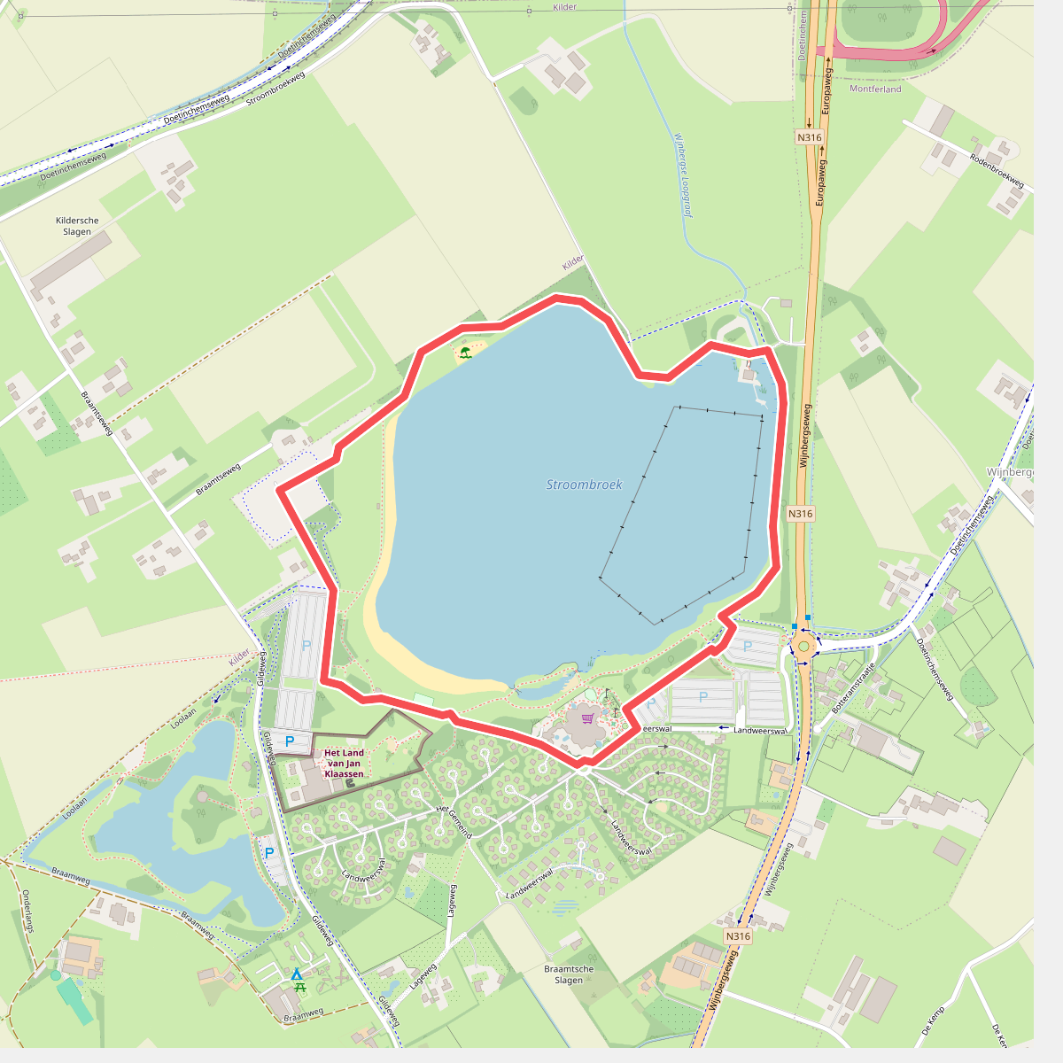 Hondenroute Stroombroek