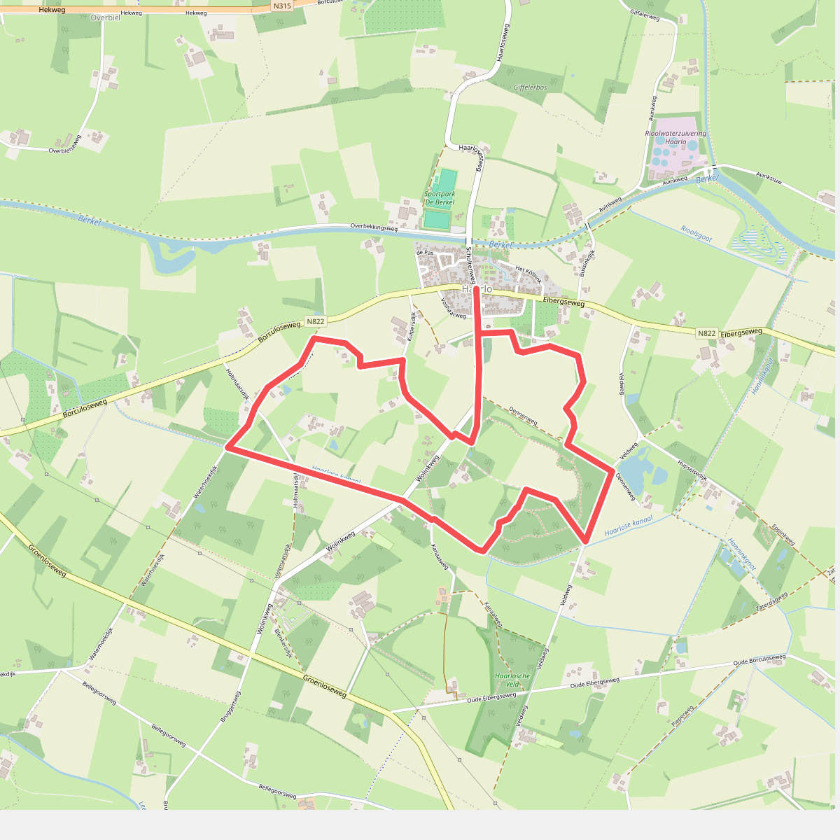 Ommetje Haarlose Veld verkorting
