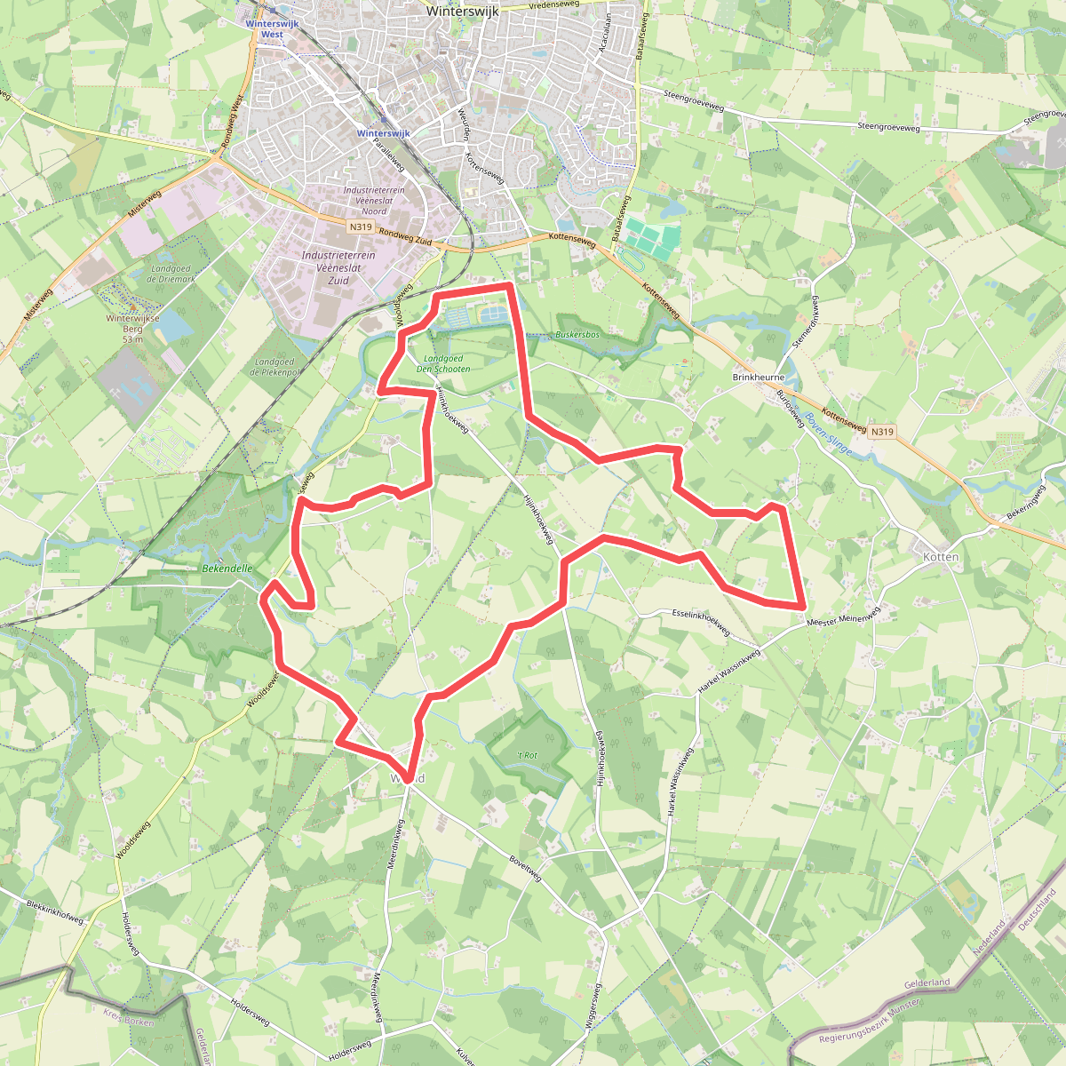 Wooldse Bossen en Bekendelle