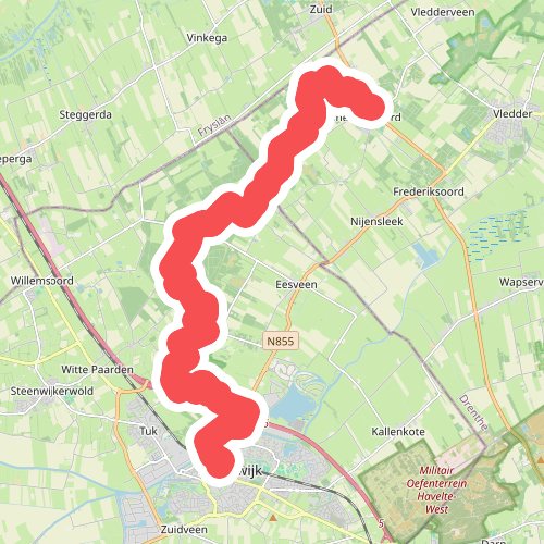 Wilhelminaoord - Steenwijk · Friese Woudenpad etappe 11