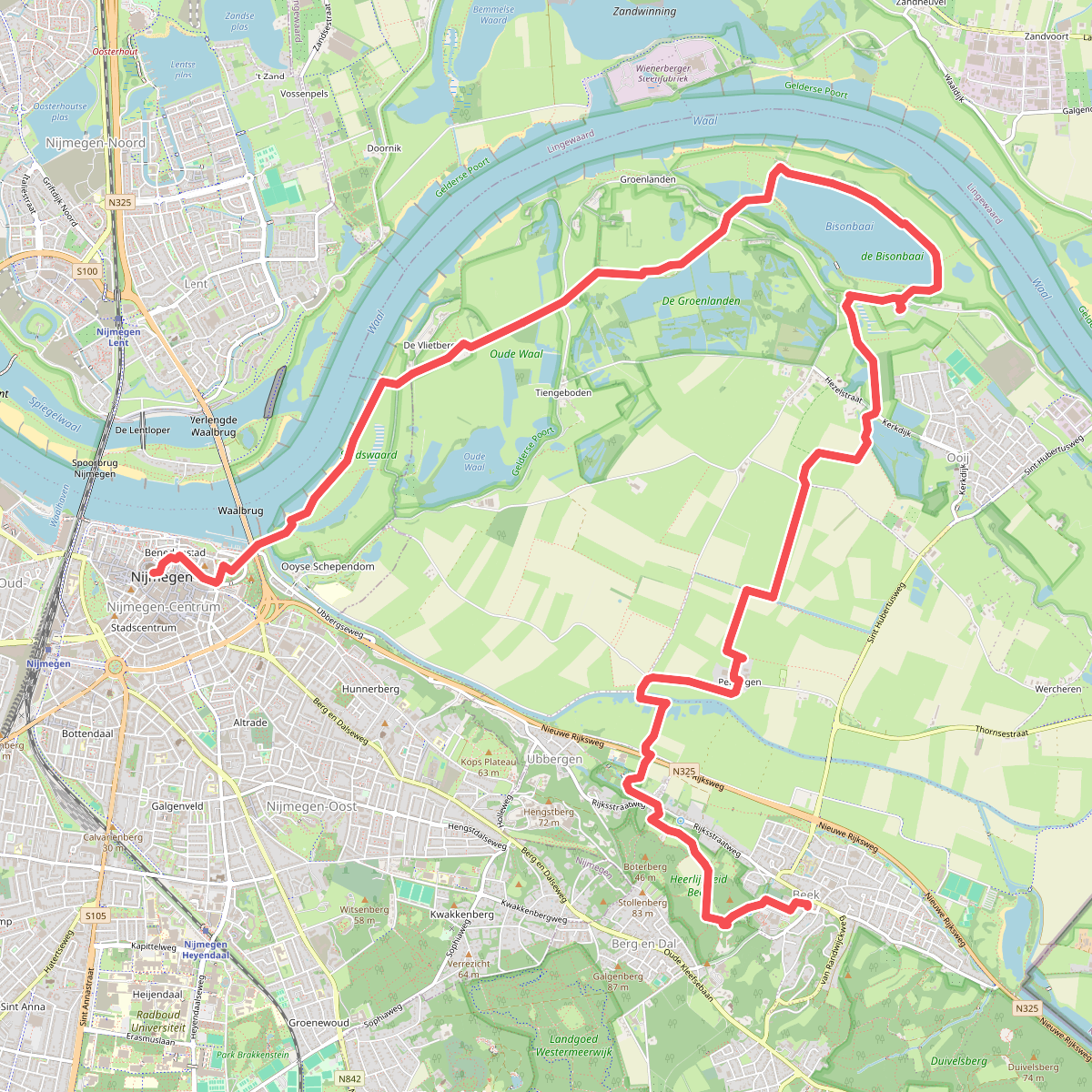 Nijmegen - Beek · Walk of Wisdom etappe 1