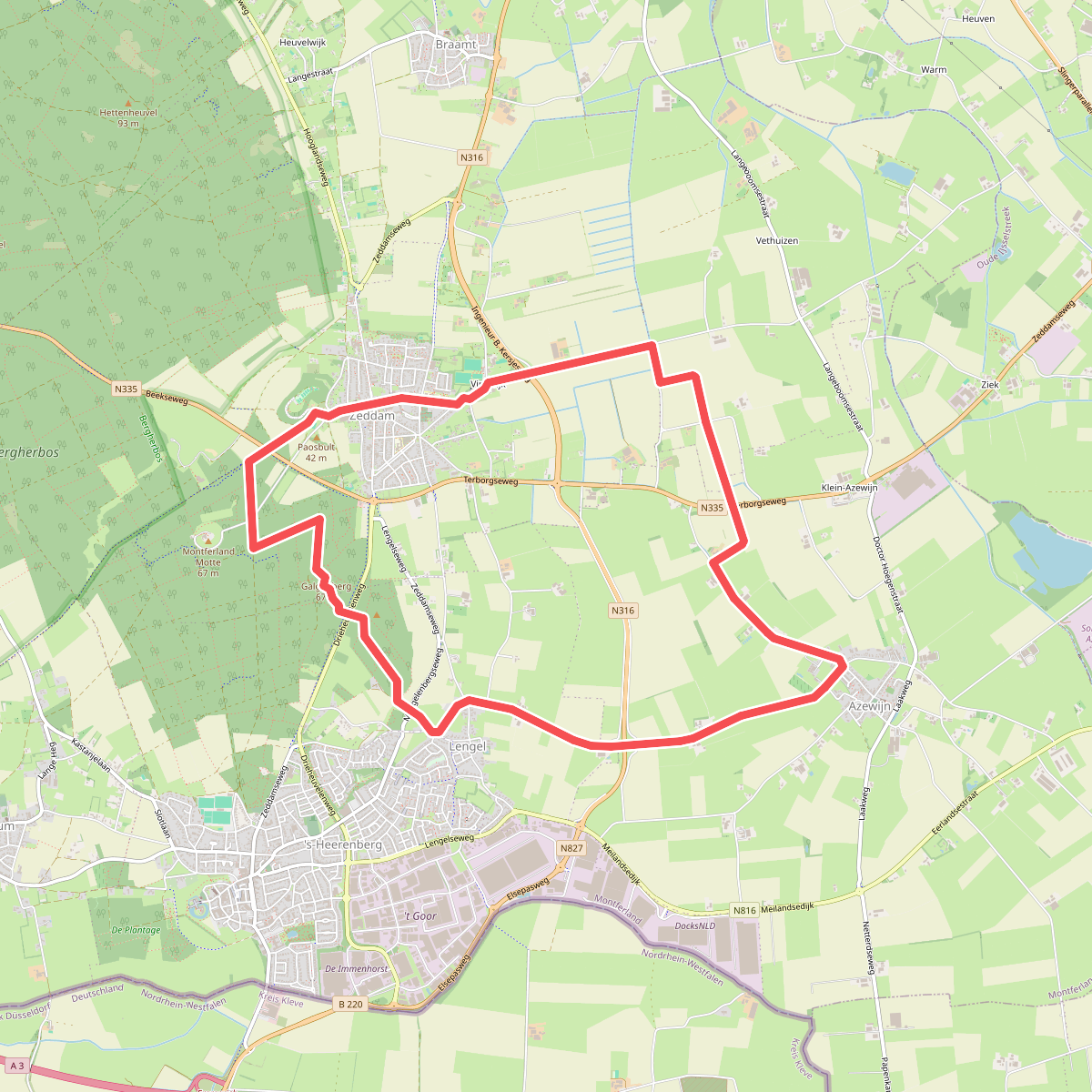 Sydeheimroute
