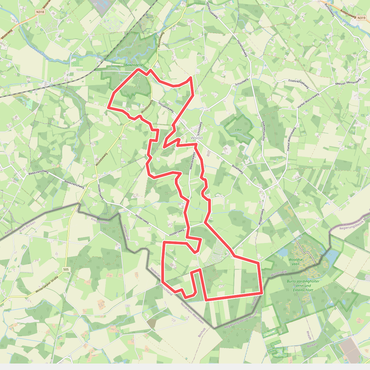 Achterwooldse pad Verlenging