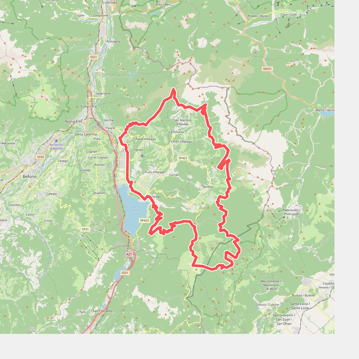 Sentiero Alpago Natura