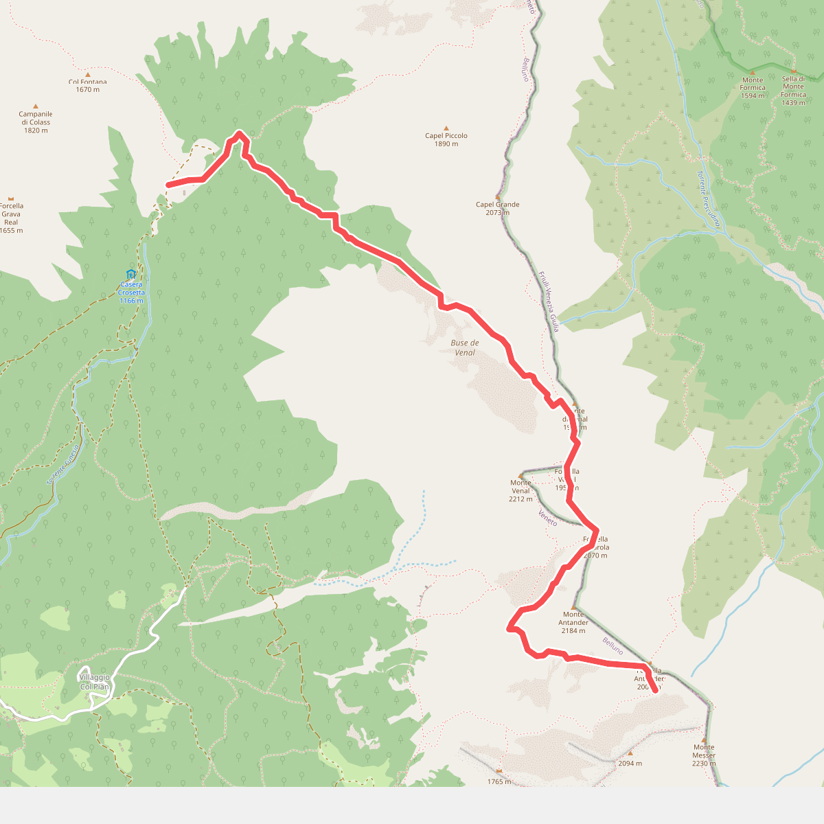Alta via n. 7 delle Dolomiti - III Tappa
