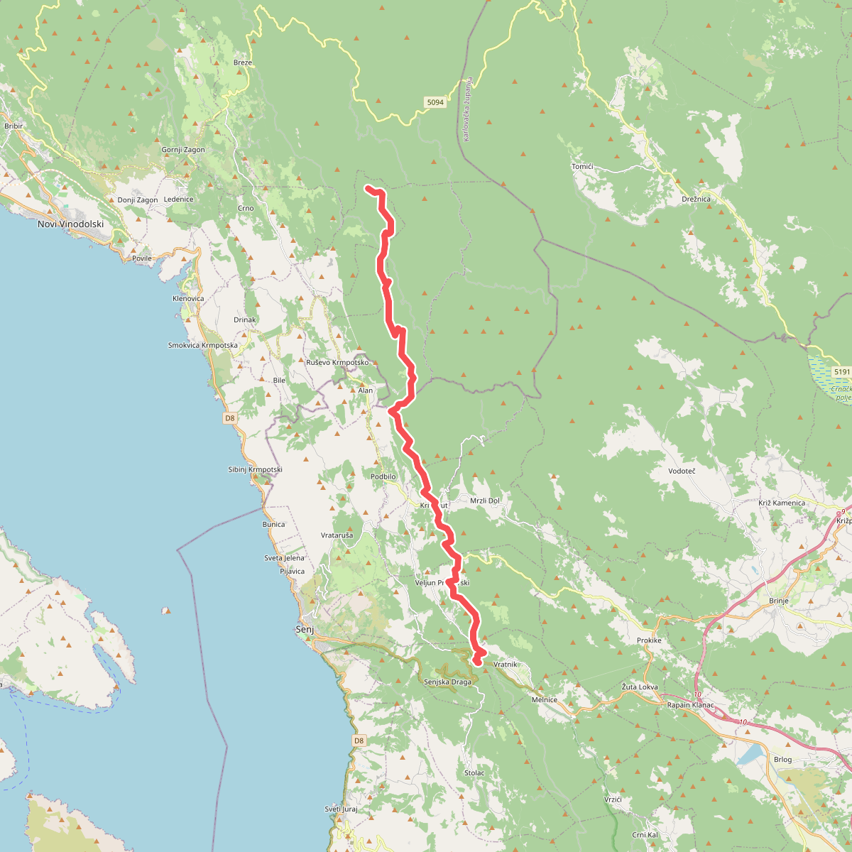 Spojni put Kapela - Velebit