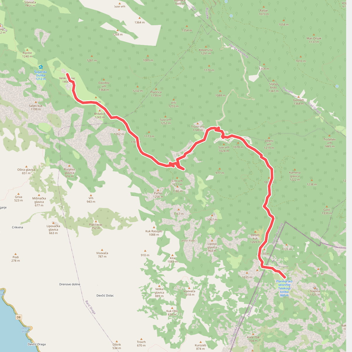 Južni Velebit II - do Stapa