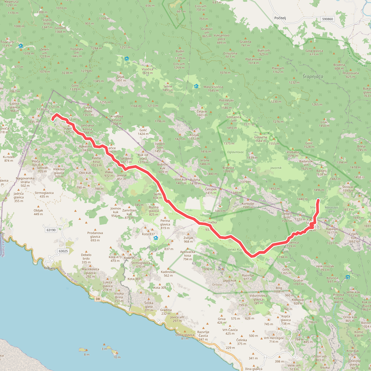 Južni Velebit III - do Struga