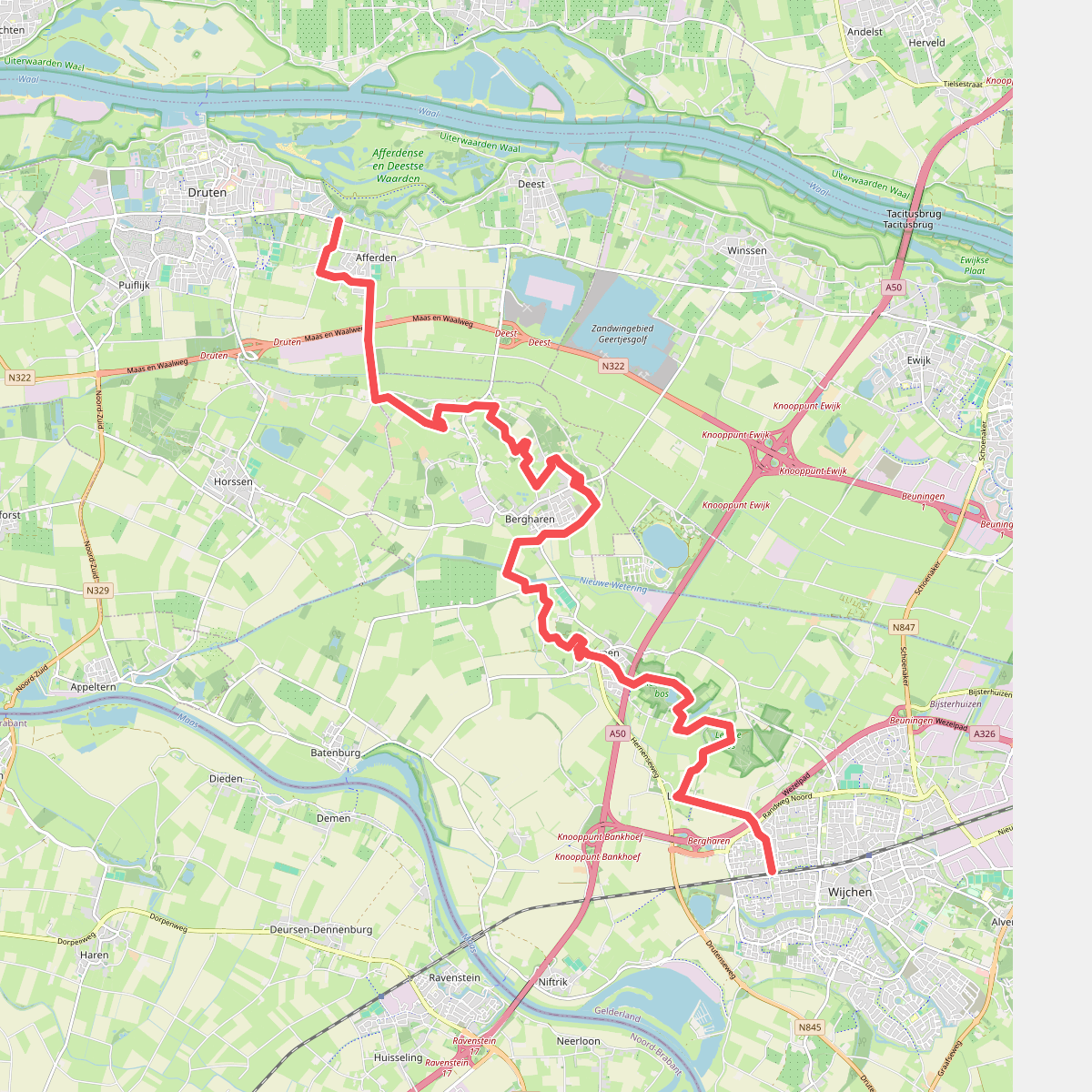 Wijchen - Afferden (Gld) · Walk of Wisdom etappe 7