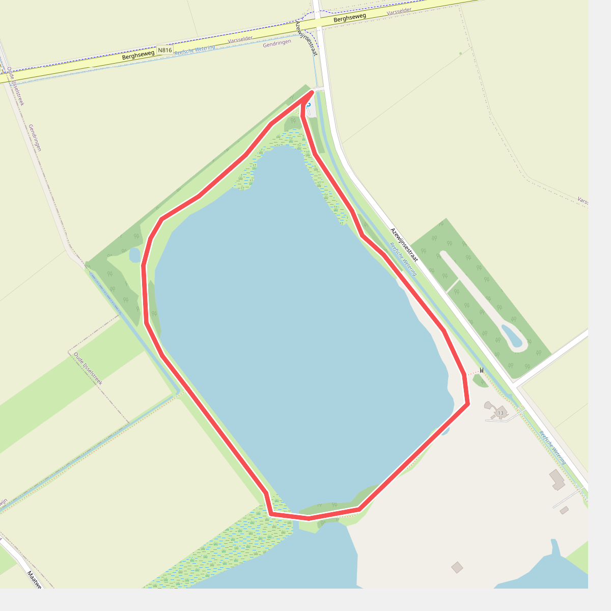 Azewijnse Broek gele route