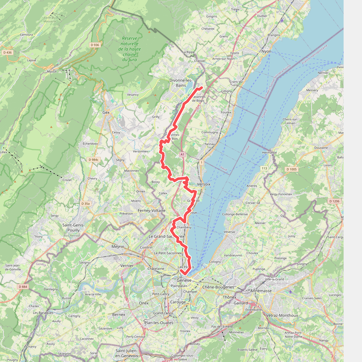 Chemin panorama alpin