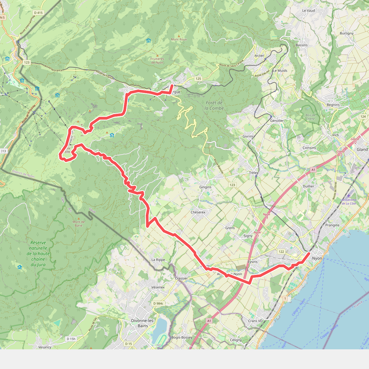 Chemin des Crêtes du Jura