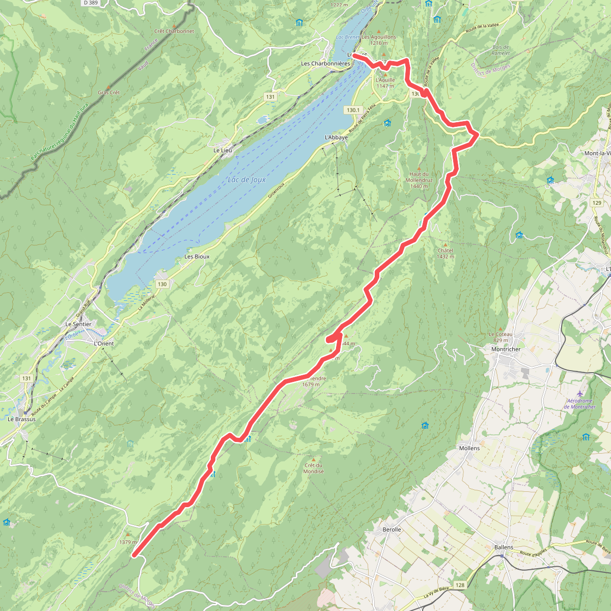 Chemin des Crêtes du Jura