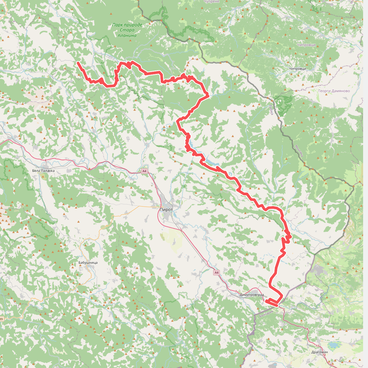 E4: Jalovik izvor – Gradina