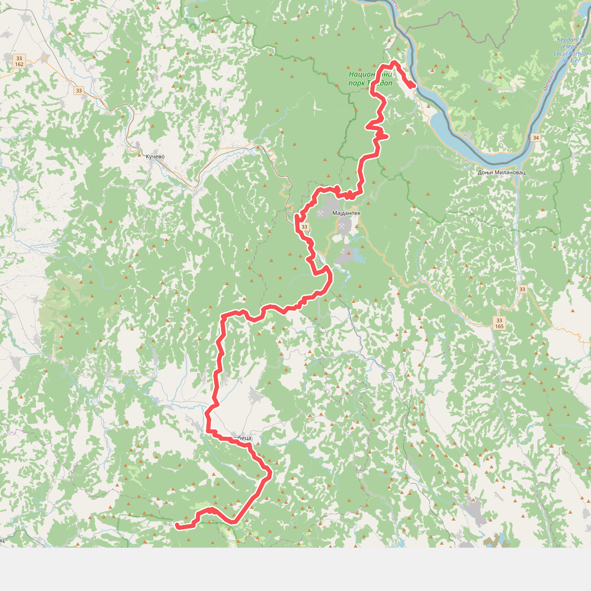 E4: Beljanica vrh – Lepenski Vir