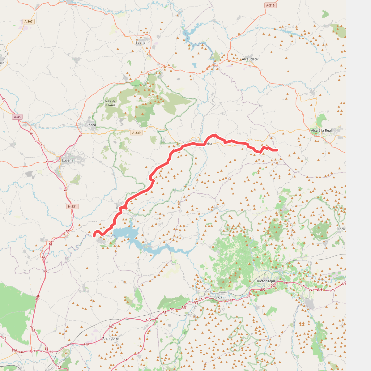 Andalucía - North Route (Provincia de Córdoba)