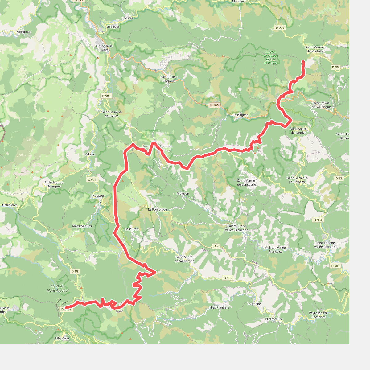 Des Vosges aux Pyrénées 04, Signal du Ventalon - Prat Peyrot