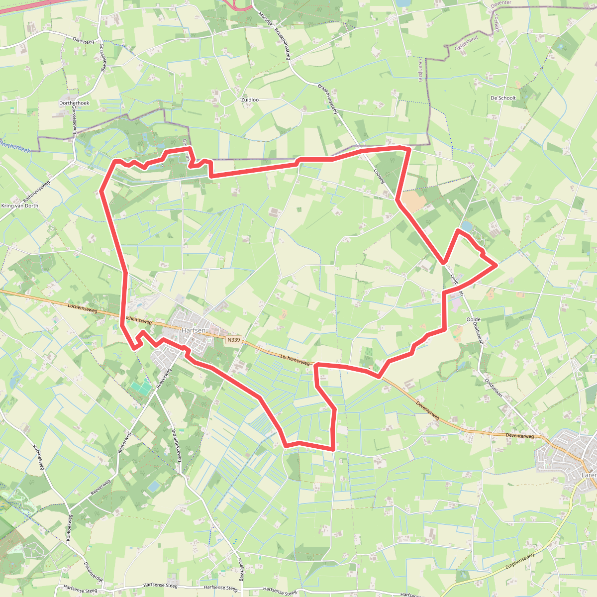 Kring van Dorth route